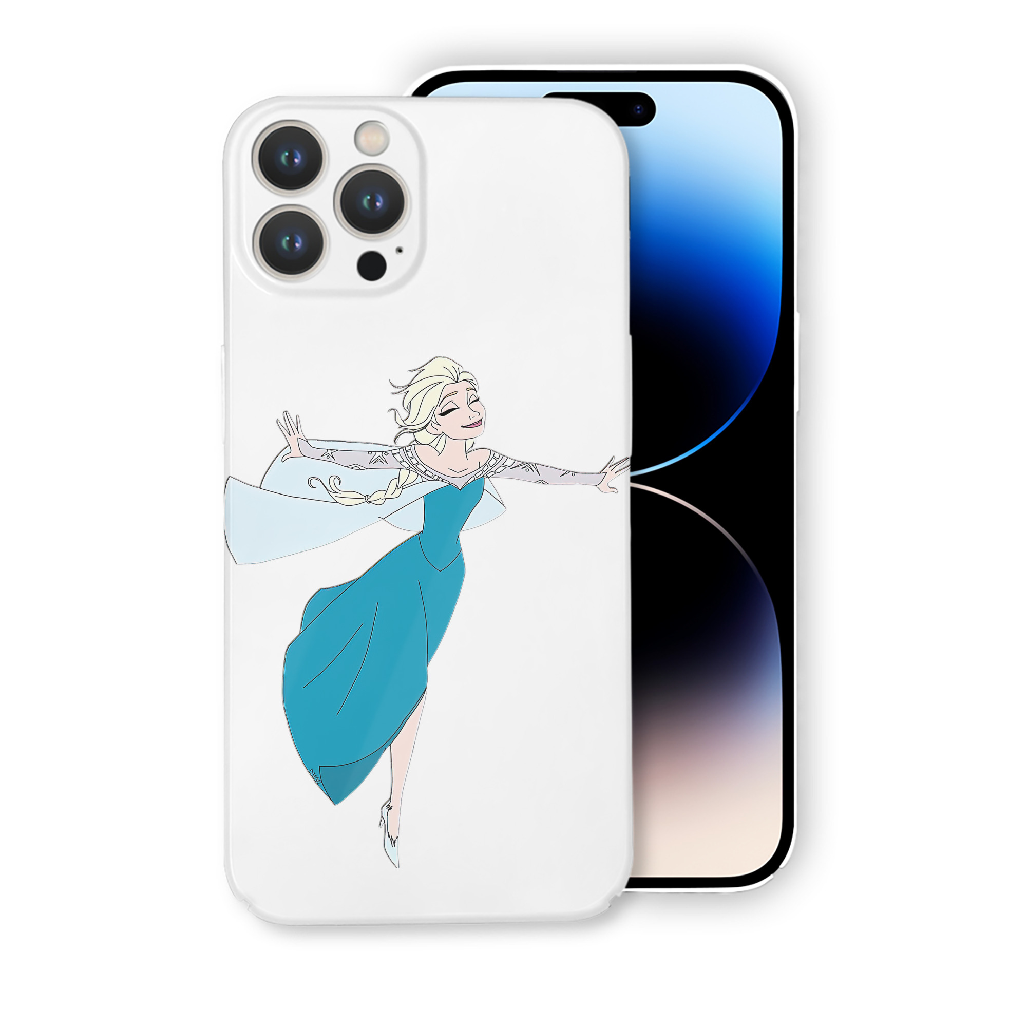 （画像用） アナと雪の女王 アンナ エルサ Frozen Anna Elsa 【iPhone 14シリーズ対応】ハードケース